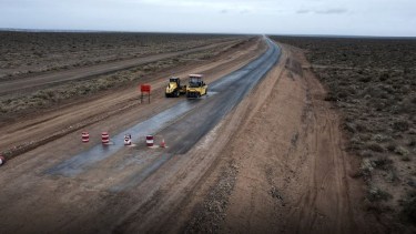 Las rutas provinciales 67 y 7 estarán terminadas antes de fin de año. Foto: www.neuqueninforma.gob.ar