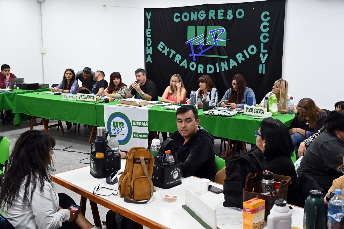 El Congreso se realiza en el predio del sindicato en la capital provincial. Foto: Marcelo Ochoa.