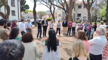 El nuevo titular del INAI se presentó ante los trabajadores del organismo este jueves. Foto: gentileza