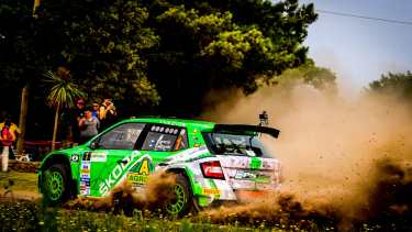 Cancio subió al podio en el Rally Argentino