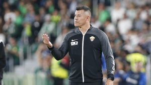 Jorge Almirón duró solo cinco partidos como entrenador del Elche