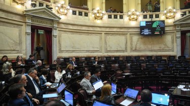 Sólo el oficialismo y sus aliados estuvieron en el recinto del Senado para aprobar el Presupuesto. 