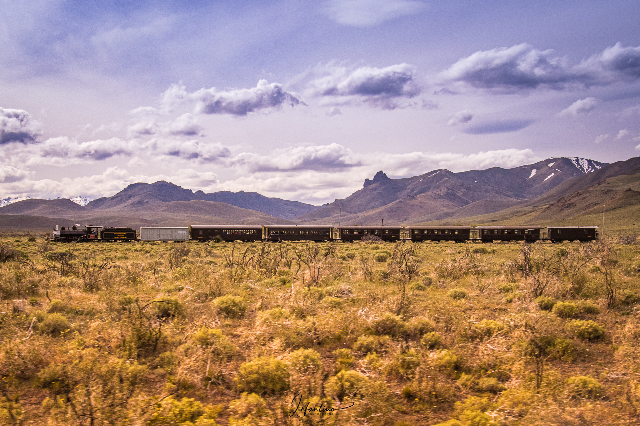 La Trochita es un monumento histórico nacional, único ferrocarril de trocha angosta en funcionamiento del mundo. Foto: La Trochita Chubut.