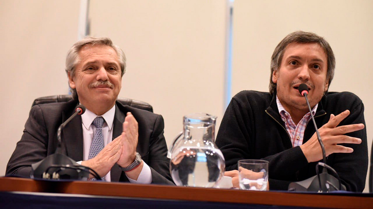 Máximo Kirchner había criticado duramente a Alberto Fernández. 