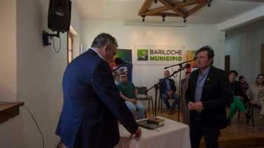 Claudio Otano asumió esta mañana el cargo que dejó vacante Viviana Gelain. Foto: Marcelo Martínez