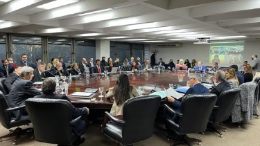 Una de las últimas reuniones plenarias del Consejo de la Magistratura. 