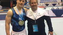 Imagen de Gimnasia artística: Catini y Paz, roquenses medallistas en Ecuador