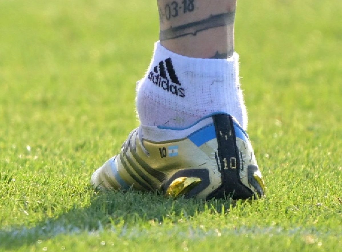 La inflamación en el tobillo de Messi.