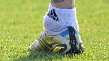 La inflamación en el tobillo de Messi.