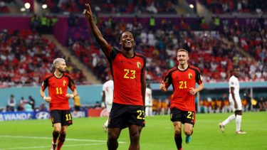 Batshuayi hizo el 1 a 0 para Bélgica.
