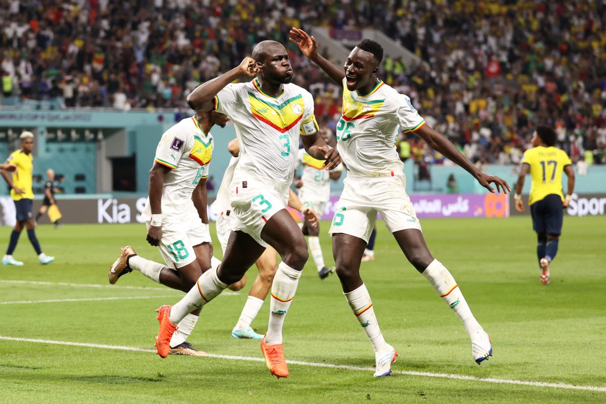 Koulibaly marcó el gol de la victoria para Senegal, que dejó afuera a Ecuador en el mano a mano del grupo A. 