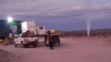 En los distintos tramos se realizaron trabajos de venteo de las cañerías. Foto: gentileza.