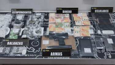 Se secuestraron más de 144 envoltorios de cocaína. Foto gentileza