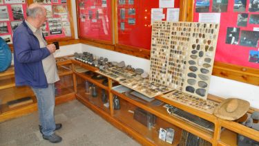 La colección quedó exhibida en la sala de ingreso al museo. Foto: José Mellado. 