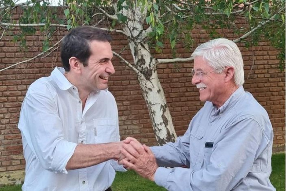 Pablo Cervi y Jorge Taylor, precandidatos a gobernador por la UCR y el PRO, reclaman una definición de los que dirigen Juntos por el Cambio en Neuquén. (Instagram Pablo Cervi)