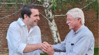 Pablo Cervi y Jorge Taylor, precandidatos a gobernador por la UCR y el PRO, reclaman una definición de los que dirigen Juntos por el Cambio en Neuquén. (Instagram Pablo Cervi)