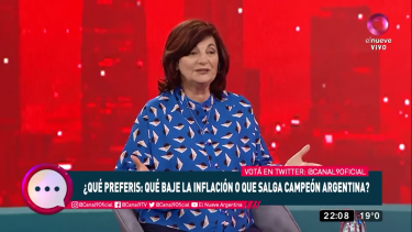 ¿Que baje la inflación o que Argentina gane el Mundial? La ministra Kelly Olmos prefiere que Messi levante la Copa