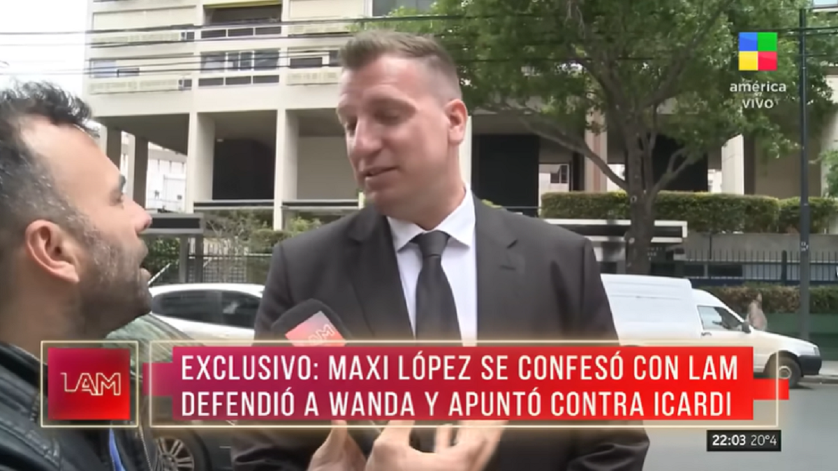 Maxi López habló de su relación con Wanda Nara. 