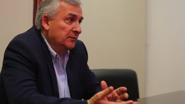 Gerardo Morales debió ser intervenido de urgencia. 