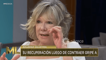 Soledad Silveyra contó que tuvo Gripe A. 