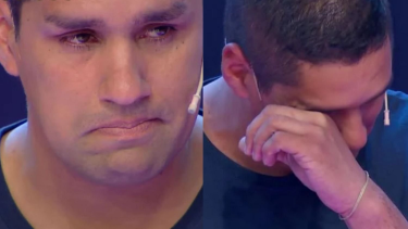 Matías se quebró al contar por qué participaba en Los 8 Escalones. 