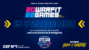Warfit Games, el torneo de Crossfit más importante de la Patagonia, este finde en Neuquén
