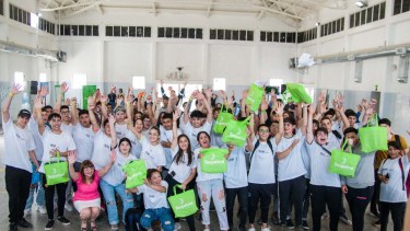 Los alumnos pertenecen al CET 7 y 21 de Catriel. Foto: gentileza. 