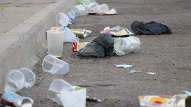 Unos 2.000 estudiantes fueron a festejar su último día de clases. Foto: Gentileza Luis Bravo
