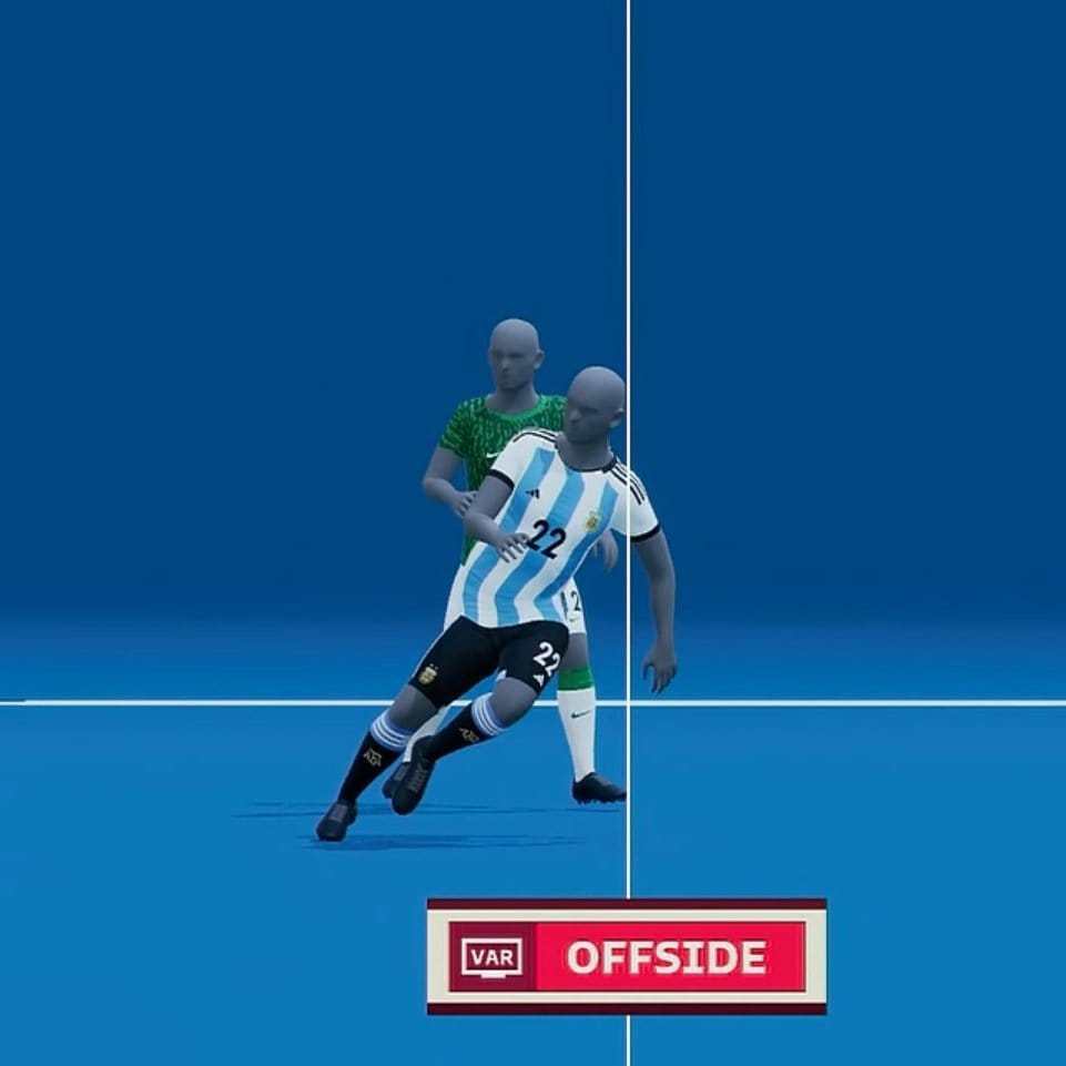 Offside Animado Cómo es el offside semiautomático que se implementa en el Mundial de ...