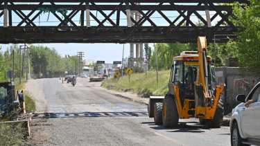 Vialidad Nacional realizó ayer arreglos sobre ruta 151. Foto: Florencia Salto