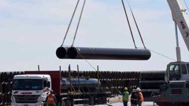 El gasoducto a Vaca Muerta sigue su cronograma de puesta en marcha oficial. (Foto: archivo Matías Subat)