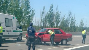 Una mujer resultó herida tras un choque múltiple cerca de Mainqué