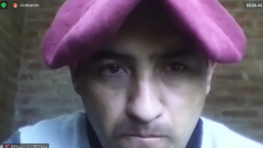 Antonio Colicheo siguió el juicio de cesura desde el Penal 1, de Viedma. (foto: gentileza)