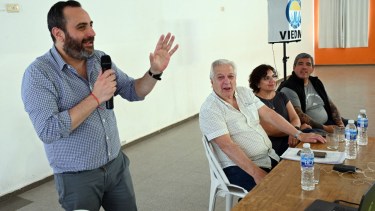 Oscar Cuartango fue ministro de Trabajo en la provincia de Buenos Aires. Foto: Marcelo Ochoa.