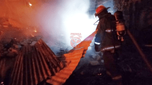 Un incendio en un galpón provocó importantes pérdidas en una chacra de Roca