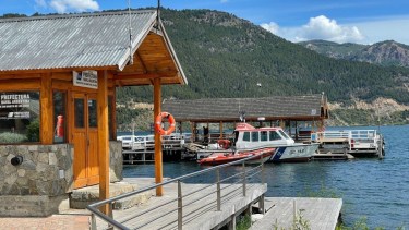 Investigan la muerte de un joven en el lago Lacar, en San Martín de los Andes. Foto: Gentileza