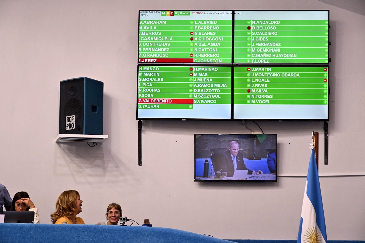 La reforma se aprobó con 34 votos a favor y 10 rechazos. Foto: Marcelo Ochoa.