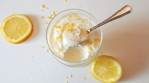 Mousse de limón súper refrescante