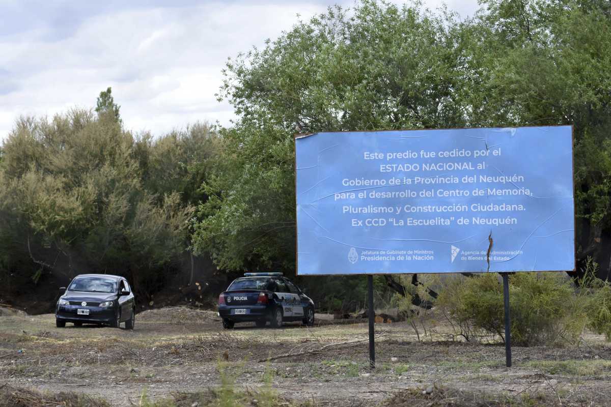 Las 4 hectáreas que eran del predio del Ejército fueron donados a Neuquén para hacer un Paseo de Memoria (foto Matías Subat