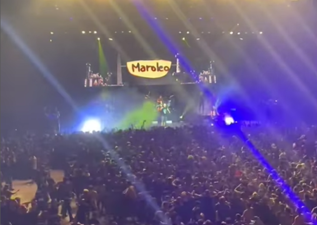 Video el impresionante pogo en un show de heavy metal con una famosa