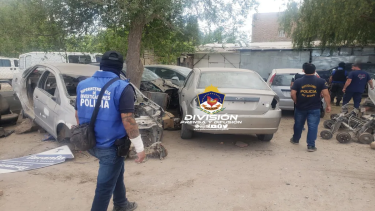 Policía de Rio Negro realizo dos allanamientos en Balsa las Perlas. Foto:  Policía provincia del Neuquén