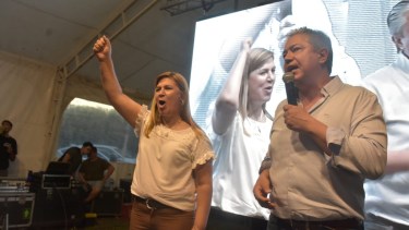 Figueroa confirmó a Gloria Ruiz como su compañera de fórmula de cara al 2023