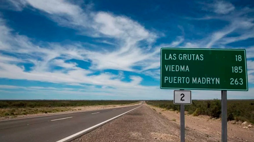 Se extiende desde El Solito hasta el cruce con la ruta Provincial N° 251, en cercanías de San Antonio Oeste. Foto: archivo.