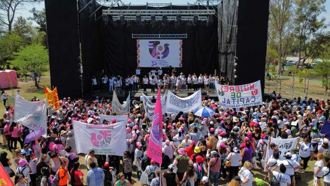 El año pasado en San Luis se definió la sede Bariloche para el 36° Encuentro de Mujeres y Disidencias. Archivo