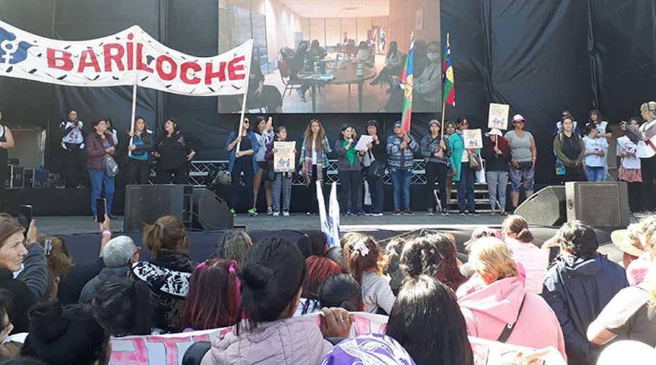 El encuentro nacional de mujeres también votó a Bariloche como próxima sede. Foto: gentileza