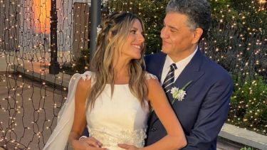 Belén Ludueña y Jorge Macri se casaron el último fin de semana, después de algunos años en pareja.-