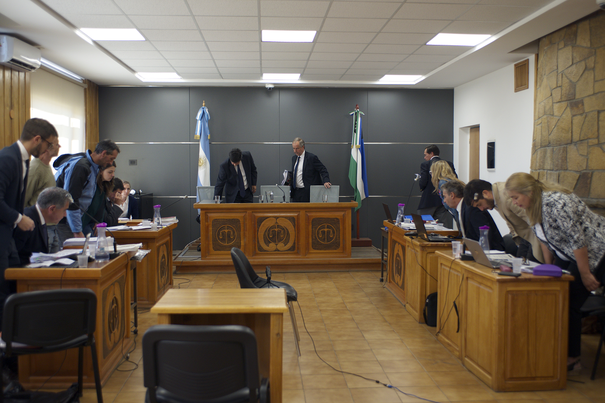 Este viernes se desarrolla la segunda audiencia del juicio. Foto: Chino Leiva