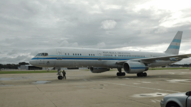 Argentina cerrará un acuerdo para comprar un nuevo avión presidencial. Foto: NA
