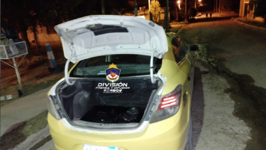 Un taxista detuvo a un ladrón que lo llamó para realizar una mudanza. Foto: Policía provincia del Neuquén