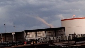 Video: el escalofriante tornado que azotó a Malargüe en medio de las tormentas